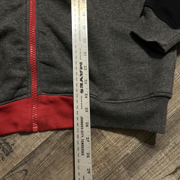 Diesel XL Collar Zip Up Fleece Jacket Sweatshirt Grey Size XL 100% Cotton - Picture 3 of 7